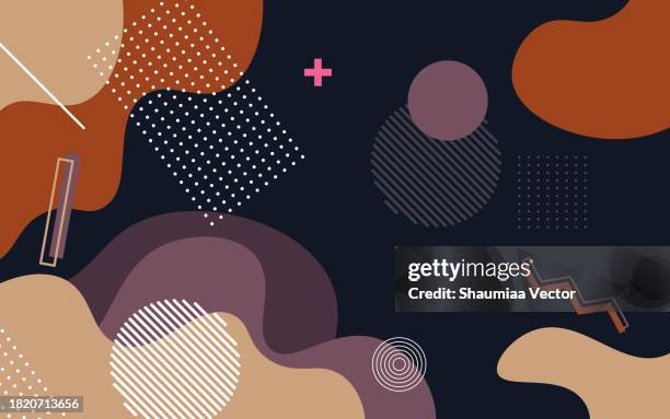 geometric shape element with liquid abstract pastel colours background - makeup texture white stock illustrations