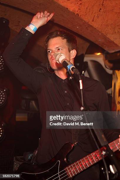 The Feeling perform at The 50th Birthday Celebration of Annabel's Nightclub on September 27, 2013 in London, England.