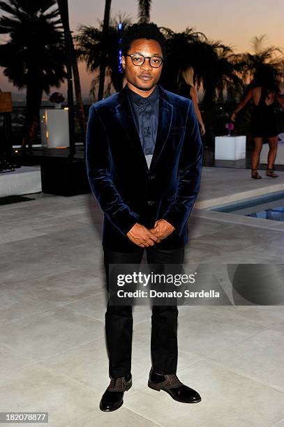 Theo Speilberg of DJ duo Wardell attends the 11th Annual Teen Vogue Young Hollywood Party With Emporio Armani on September 27, 2013 in West...