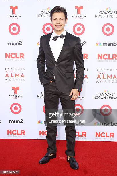 Jake T. Austin arrives at the 2013 NCLR ALMA Awards held at Pasadena Civic Auditorium on September 27, 2013 in Pasadena, California.