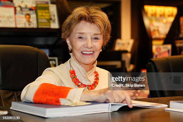 Actress Peggy McCay signs books and greets fans at the "Days of our Lives: Better Living" book tour on September 27, 2013 in Birmingham, Alabama.