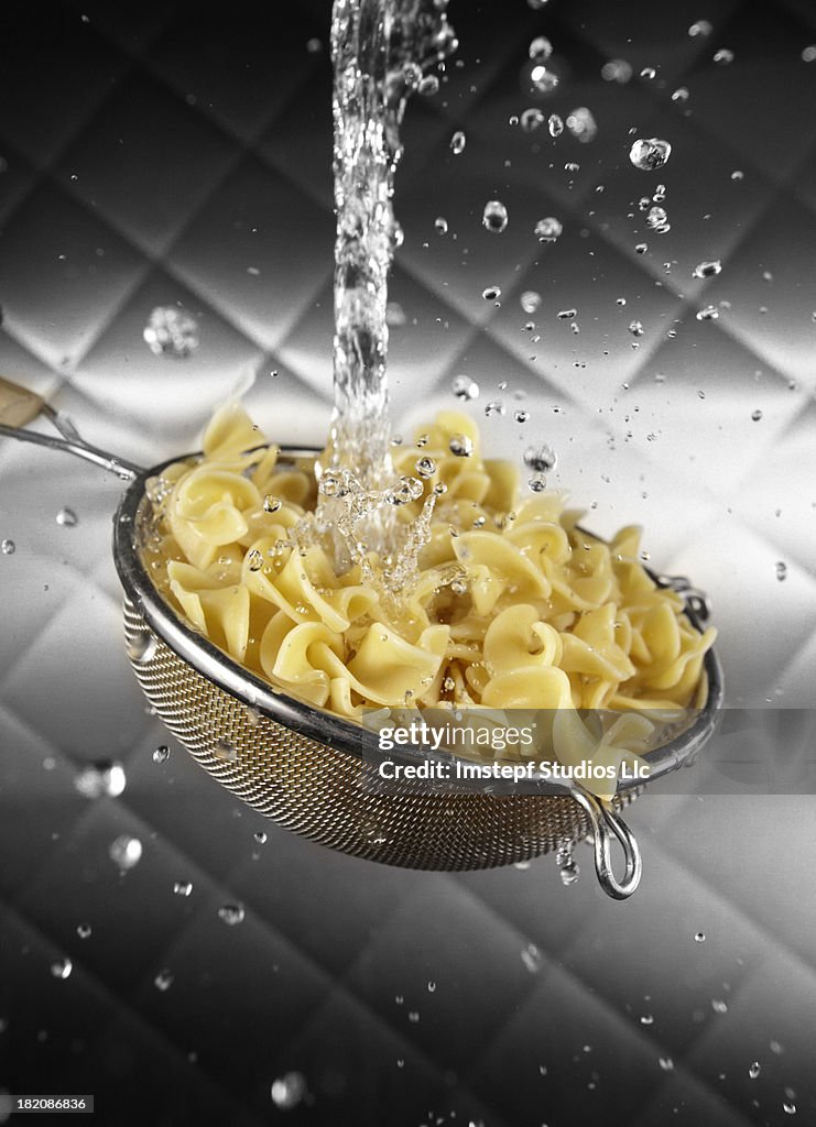 Food in Strainer