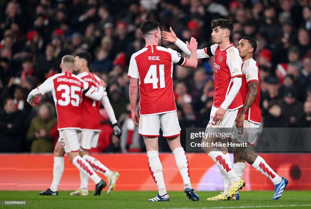 Arsenal FC v RC Lens: Group B - UEFA Champions League 2023/24