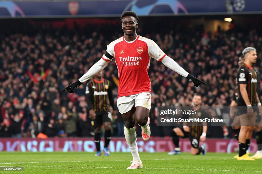 Arsenal FC v RC Lens: Group B - UEFA Champions League 2023/24