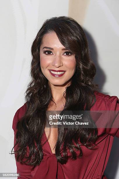 Laura G attends the third day of Mercedes-Benz Fashion Week Mexico Spring/Summer 2014 at Campo Marte on September 27, 2013 in Mexico City, Mexico.