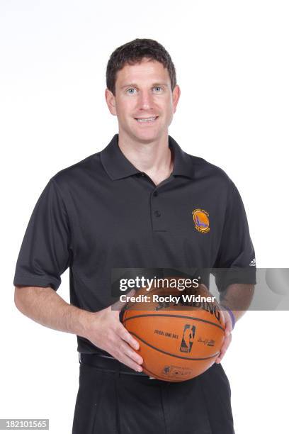Golden State Warriors Assistant Coach Darren Erman poses for a portrait during 2013 NBA Media Day on September 27, 2013 in Oakland, California. NOTE...