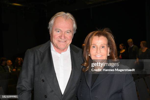Konstantin Klien and Karin Holler attends the VIP Gala For Jewish Culture Days at Gasteig on November 29, 2023 in Munich, Germany.
