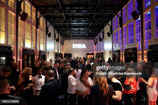 Guests attend the 2023 Footwear News Achievement Awards at Cipriani South Street on November 29, 2023 in New York City.