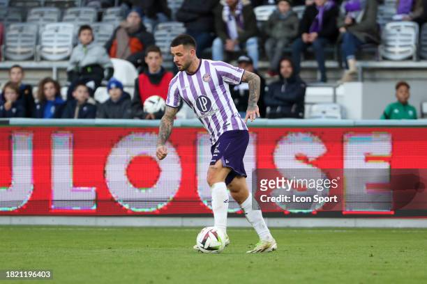Aron Leonard DONNUM during the Ligue 1 Uber Eats match between Toulouse Football Club and Football Club de Lorient at Stadium de Toulouse on December...