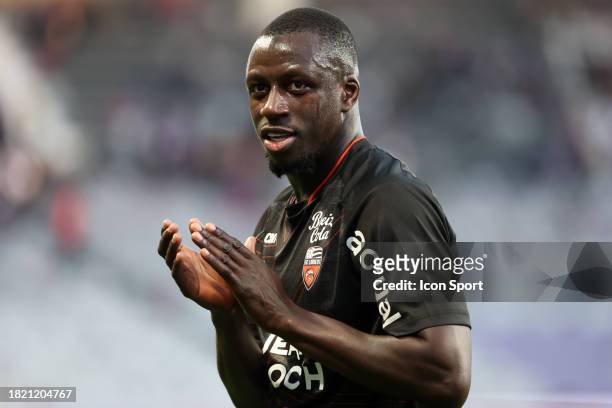 Benjamin MENDY during the Ligue 1 Uber Eats match between Toulouse Football Club and Football Club de Lorient at Stadium de Toulouse on December 3,...