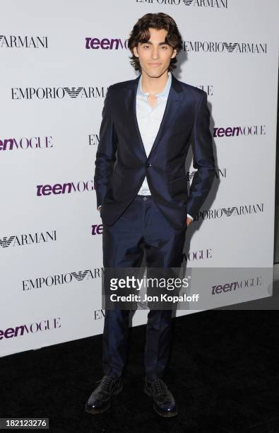 Actor Blake Michael arrives at the 2013 Teen Vogue Young Hollywood Awards on September 27, 2013 in Los Angeles, California.