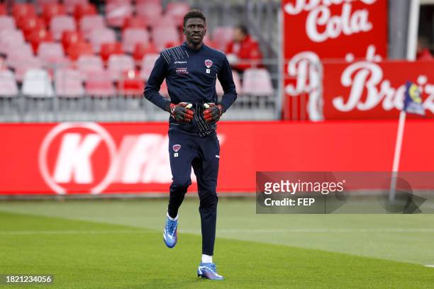 Massamba NDIAYE during the Ligue 1 Uber Eats match between Stade Brestois 29 and Clermont Foot 63 at Stade Francis Le Ble on December 3, 2023 in...