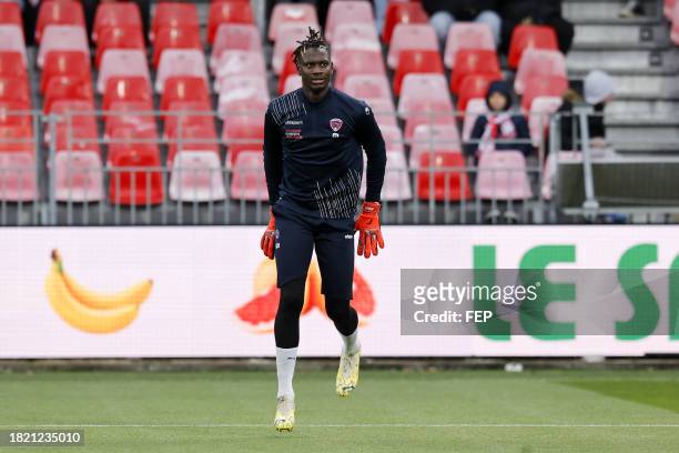 Mory DIAW during the Ligue 1 Uber Eats match between Stade Brestois 29 and Clermont Foot 63 at Stade Francis Le Ble on December 3, 2023 in Brest,...