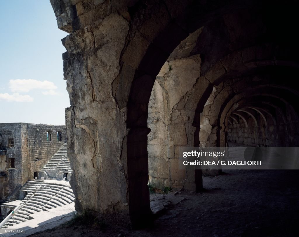 Upper gallery of a Roman theatre