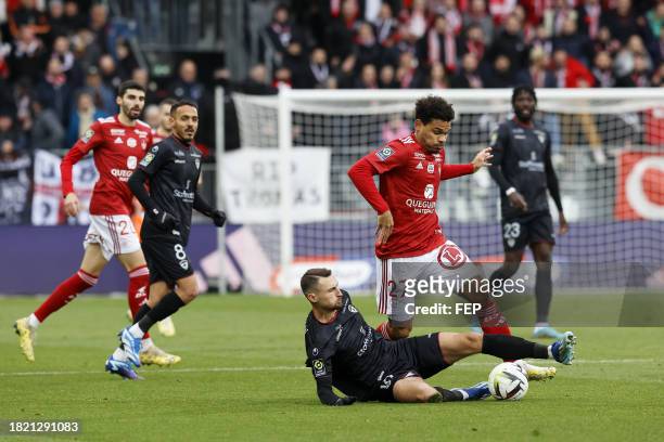 Elbasan RASHANI - 27 Kenny LALA during the Ligue 1 Uber Eats match between Stade Brestois 29 and Clermont Foot 63 at Stade Francis Le Ble on December...