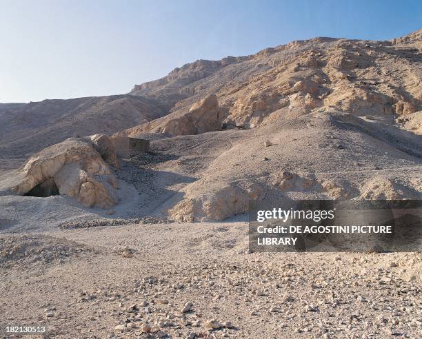 Valley of the Queens, necropolis of Thebes . Egyptian civilisation.