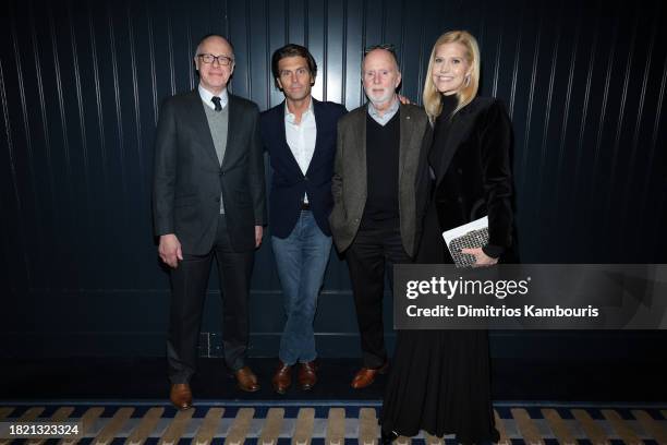 Jim Fallon, Jay Penske, Gerry Byrne, and Amanda Smith attend the 2023 Footwear News Achievement Awards at Cipriani South Street on November 29, 2023...