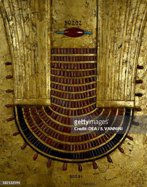 Jewel belonging to Neferuptah, found in the Pyramid of Neferuptah in Hawara. Goldsmith art, Egyptian Civilisation, Middle Kingdom, Dynasty XII....