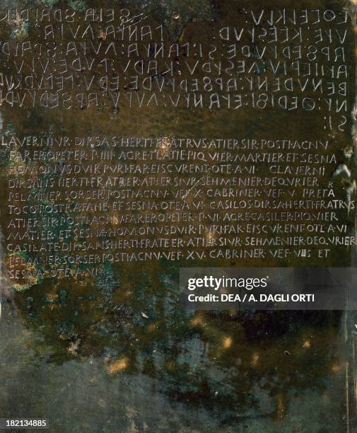 Umbrian Script Etruscan Script Photos and Premium High Res Pictures - Getty Images