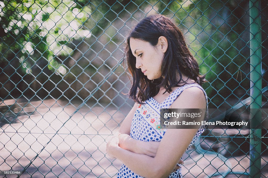 Pensive girl