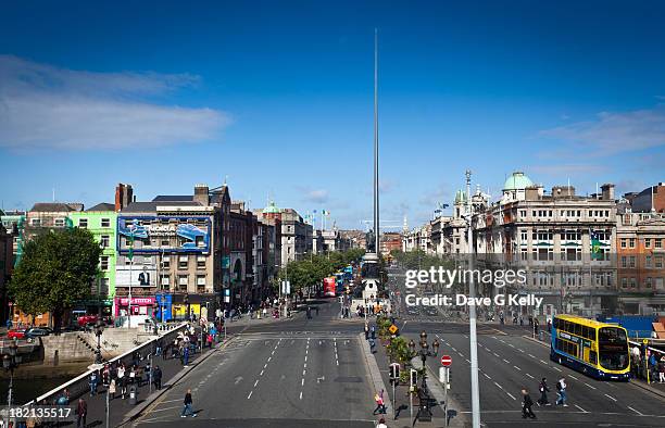 o'connell st and the spire - spire 個照片及圖片檔