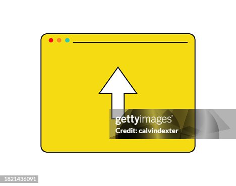 Arrow symbol on web browser Arrow symbol on web browser