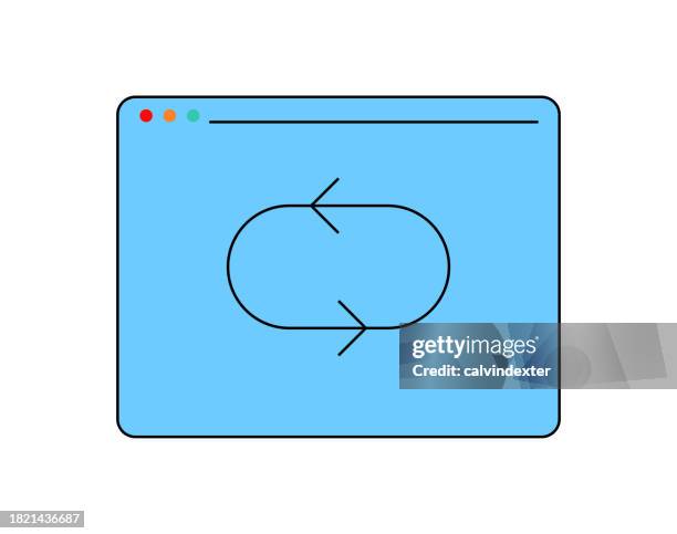 arrow symbol on web browser - html white stock illustrations