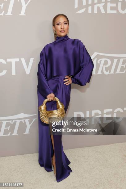 Carrie Ann Inaba attends Variety Women of Reality Presented by DirectTV at Spago on November 29, 2023 in Beverly Hills, California.