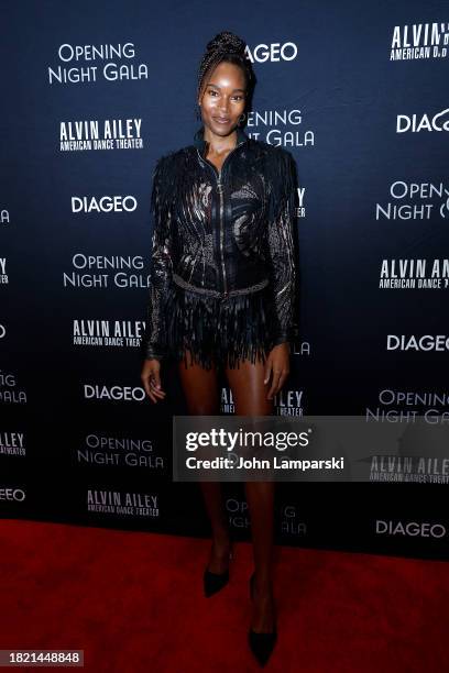 Demaris Lewis attends Alvin Ailey American Dance Theater 65th Anniversary Opening Night Gala at New York City Center on November 29, 2023 in New York...