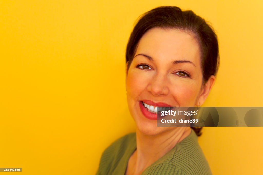 Mulher sorridente