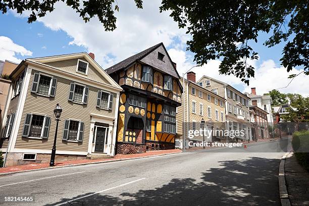thomas street, em providence rhode island - providence rhode island - fotografias e filmes do acervo