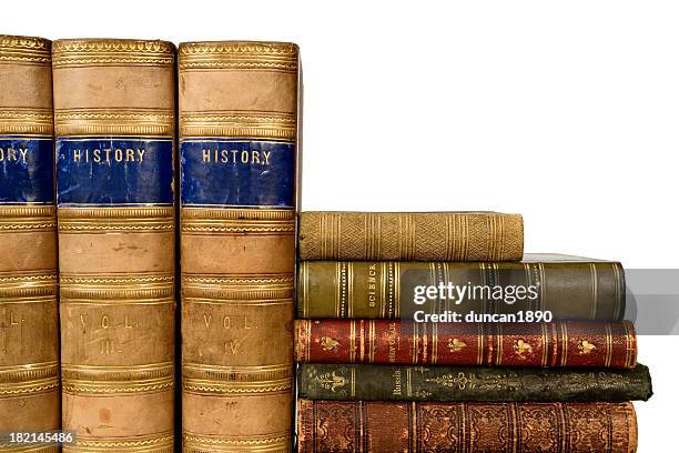 antique books - history stock pictures, royalty-free photos & images