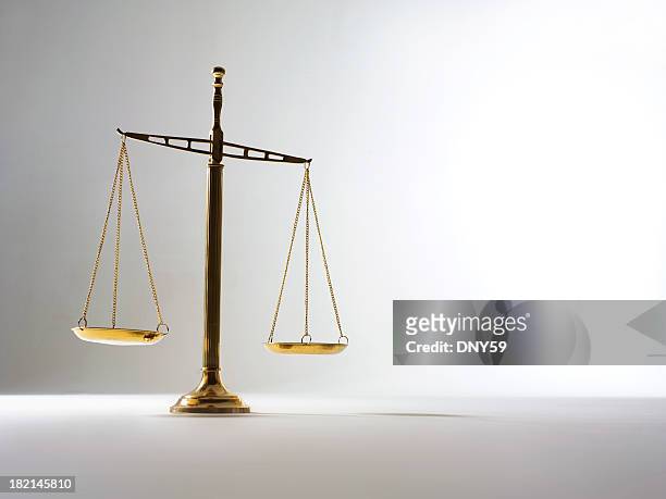 scale of justice 3 - legal defense stock pictures, royalty-free photos & images