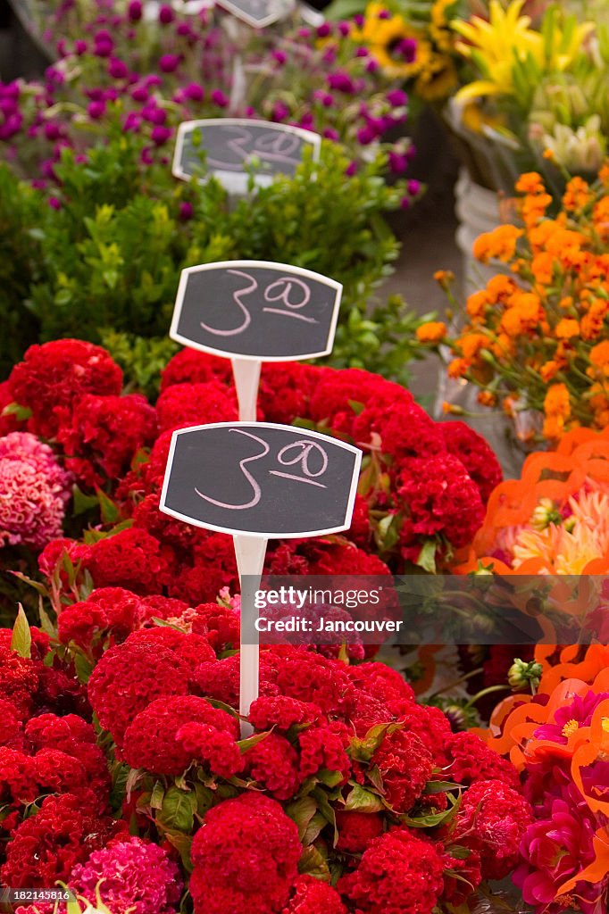 Farmers Market Flower Sale
