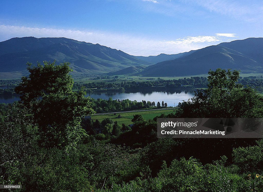 Beautiful Ogden Valley with Pineview Reservoir, Utah