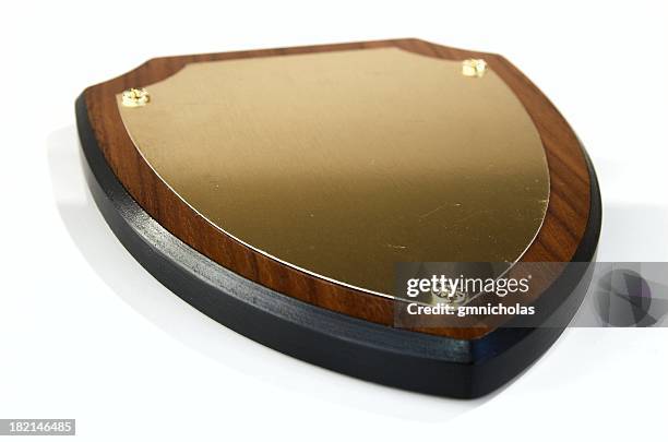 award plaque - award plaque stock pictures, royalty-free photos & images