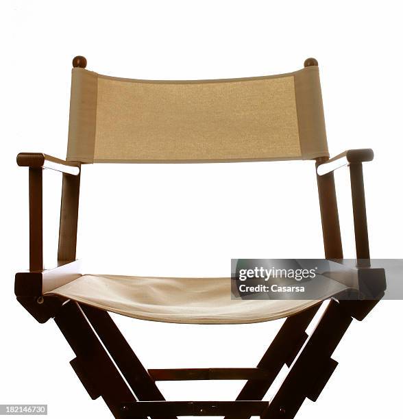 make-up session chair - director's chair stock pictures, royalty-free photos & images