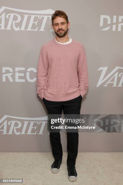 Nick Viall attends Variety Women of Reality Presented by DirectTV at Spago on November 29, 2023 in Beverly Hills, California.