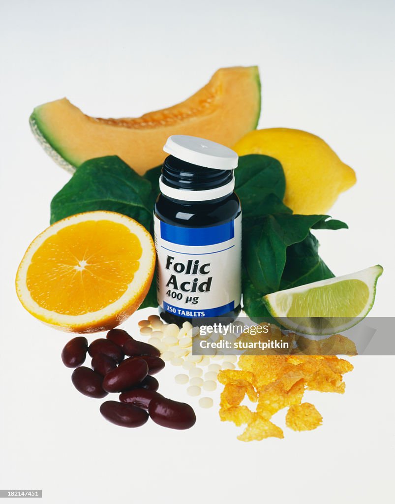 Folic acid healthy group.