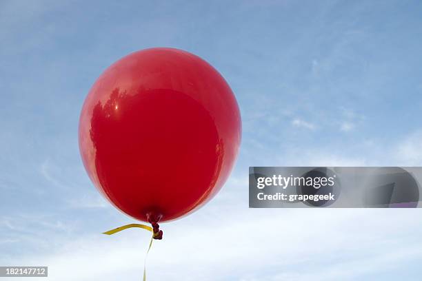 red balloon - gas balloons bildbanksfoton och bilder