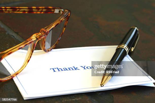 thank you - thank you note stock pictures, royalty-free photos & images