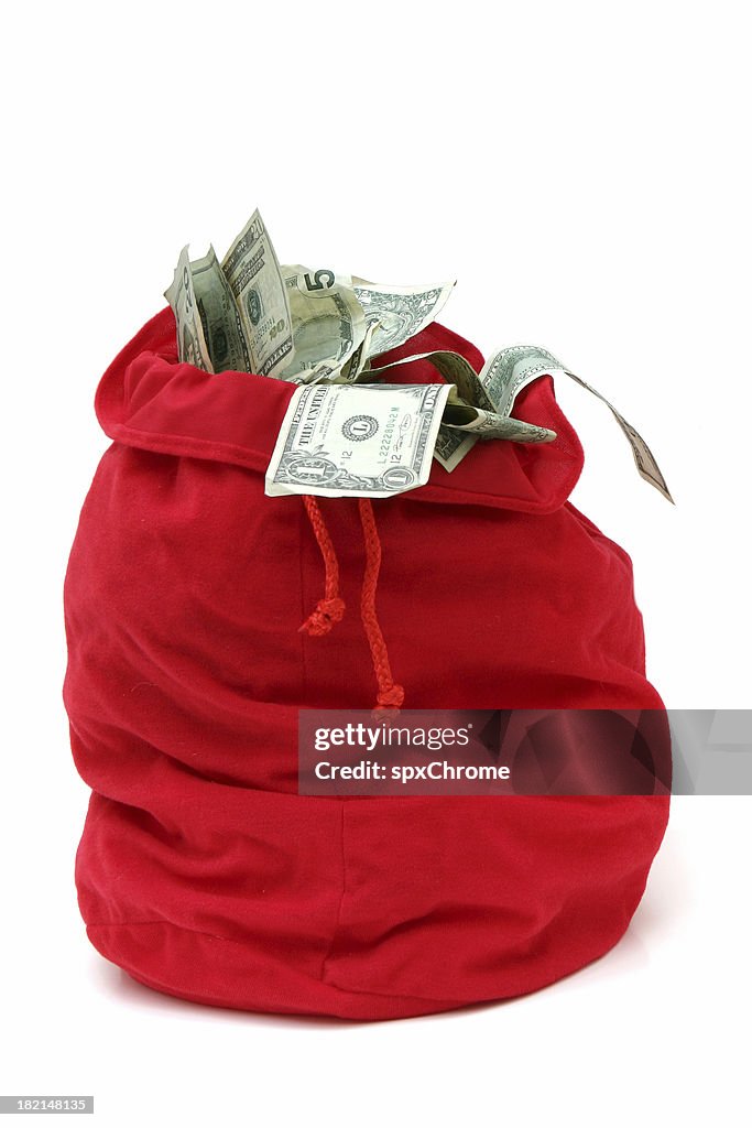 Christmas Bag full of Money