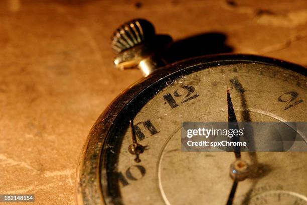 antique clock - pocket watch stock pictures, royalty-free photos & images