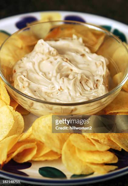chips and dip - dip stock pictures, royalty-free photos & images