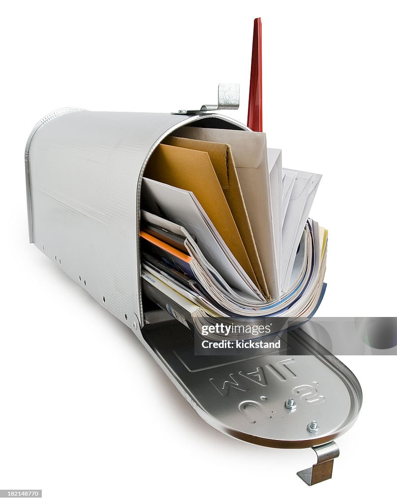 Mailbox with clipping path