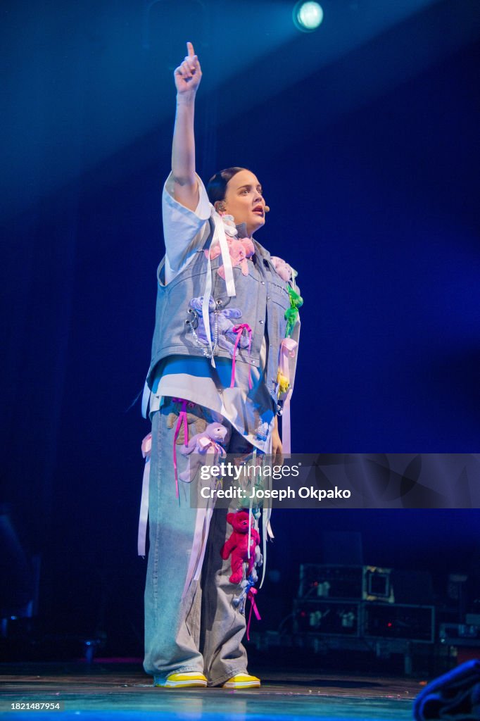 Anne Marie O2 Rugby Anne-Marie performs at The O2 Arena on November 29, 2023 in London ...