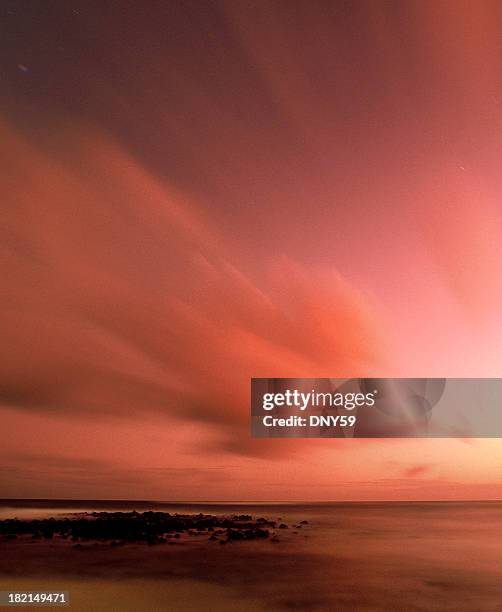 volcanic sunset - mt pinatubo stock pictures, royalty-free photos & images