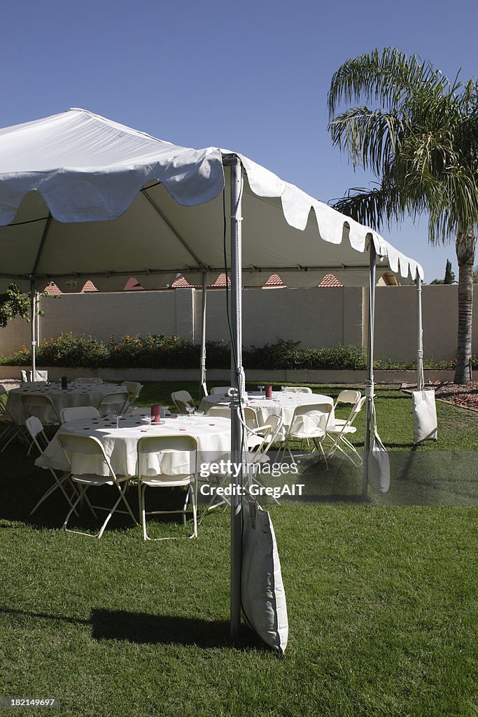 Party Tent Setup