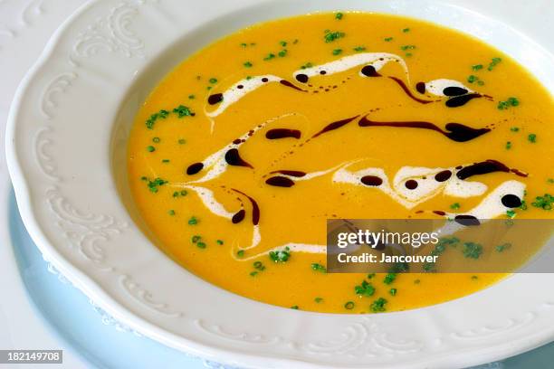 Pumkin Cream Soup, Stockfoto