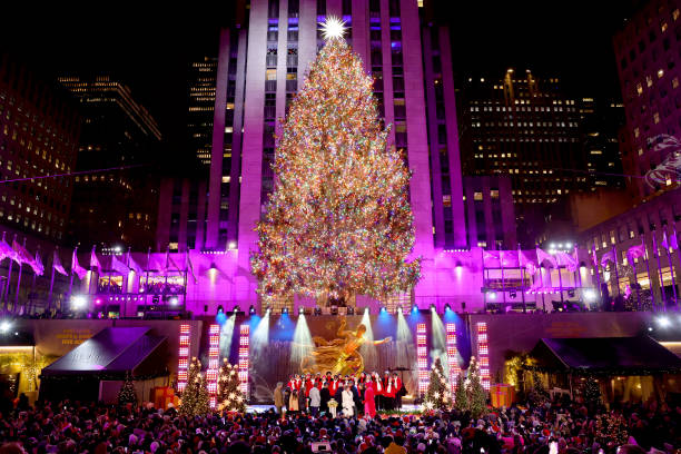 NY: 2023 Rockefeller Center Christmas Tree Lighting Ceremony